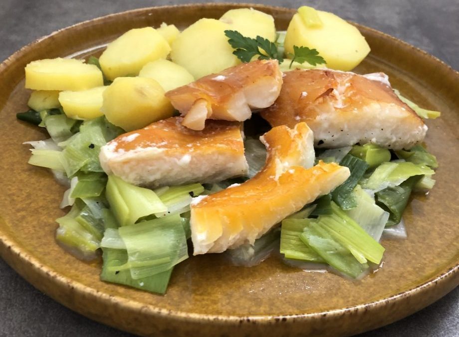 Filet de haddock poché