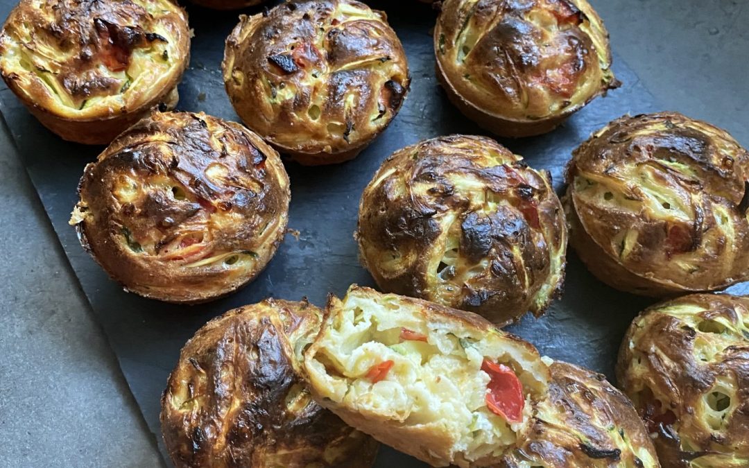 Muffin courgettes et poivron