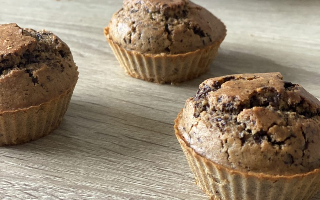 Muffin aux pépites de chocolat sans gluten