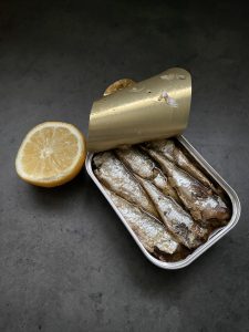 sardines au citron et huile d'olive
